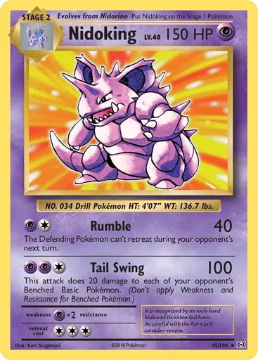 Nidoking 45/108 Evolutions