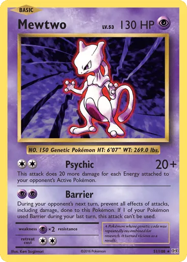 Mewtwo 51/108 Evolutions