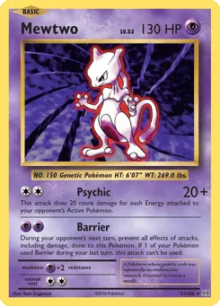 Mewtwo 51/108 Evolutions