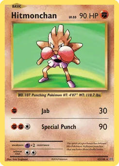 Hitmonchan 62/108 Evolutions