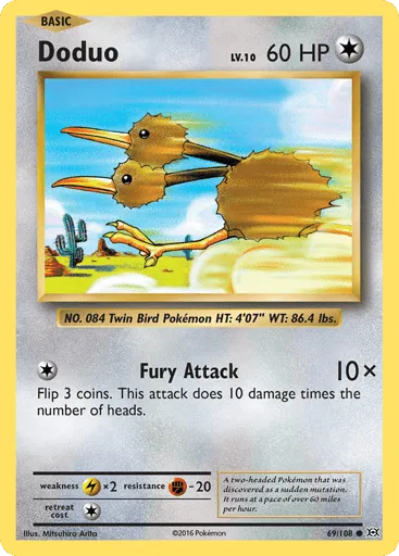 Doduo 69/108 Evolutions