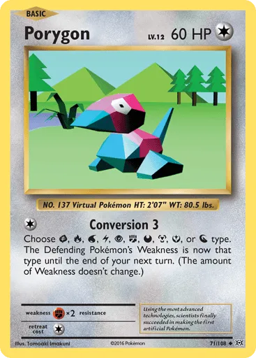Porygon 71/108 Evolutions