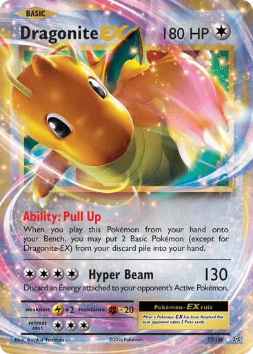 Dragonite-EX 72/108 Evolutions