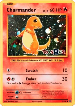 Charmander 9/108 Toys RUs Stamp Evolutions