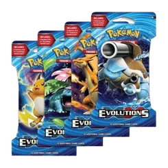 Evolutions Sleeved Booster Pack Art Bundle (Set of 4)