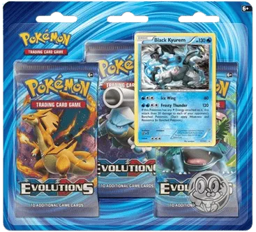 Evolutions 3-Pack Blister - Black Kyurem
