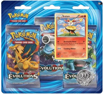 Evolutions 3-Pack Blister - Braixen