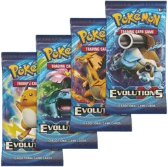 Evolutions Booster Pack Art Bundle (Set of 4)