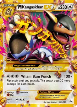 M Kangaskhan-EX 109/106 Flashfire
