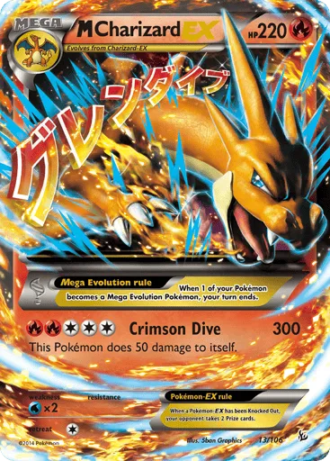 M Charizard-EX 13/106 Flashfire