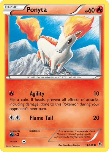 Ponyta 14/106 Flashfire