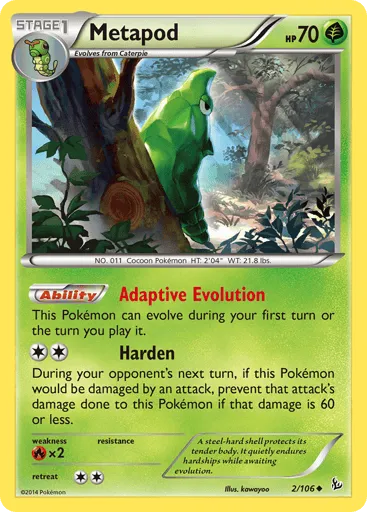 Metapod 2/106 Flashfire