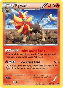 Pyroar 20/106 Flashfire