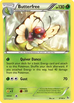 Butterfree 3/106 Flashfire