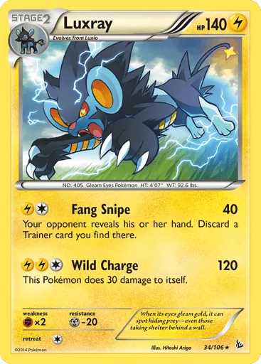Luxray 34/106 Flashfire