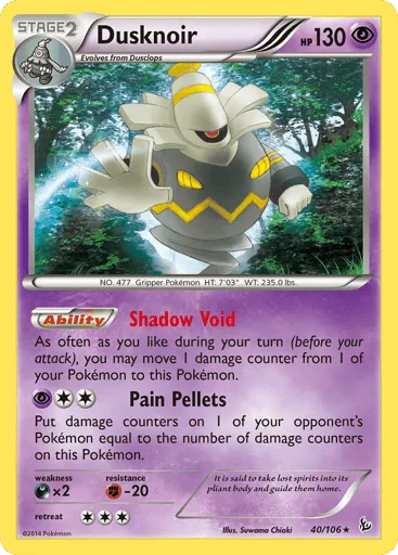 Dusknoir 40/106 Flashfire