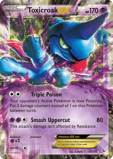 Toxicroak-EX 41/106 Flashfire