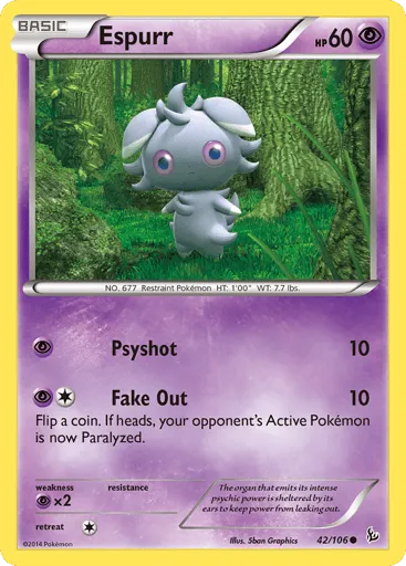 Espurr 42/106 Flashfire