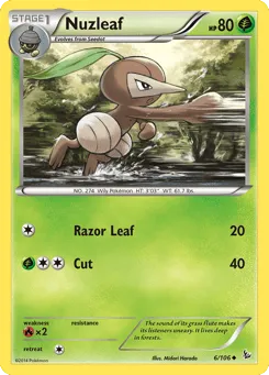 Nuzleaf 6/106 Flashfire