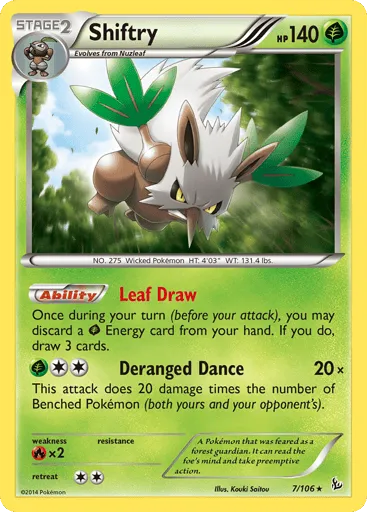 Shiftry 7/106 Flashfire