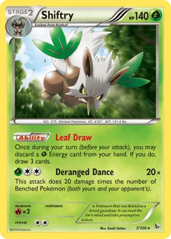 Shiftry 7/106 Flashfire