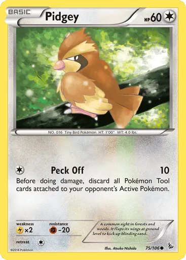 Pidgey 75/106 Flashfire