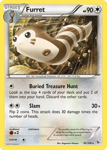 Furret 82/106 Flashfire