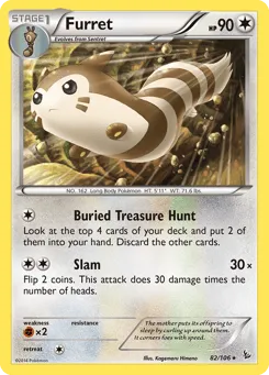 Furret 82/106 Flashfire