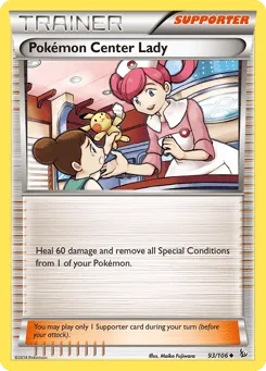 Pokémon Center Lady 93/106 Flashfire