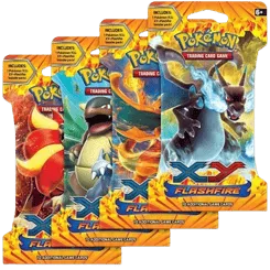 Flashfire Sleeved Booster Pack Art Bundle (Set of 4)