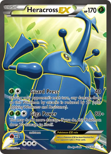 Heracross-EX 105/111 Furious Fists