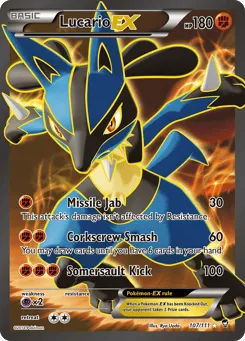 Lucario-EX 107/111 Furious Fists