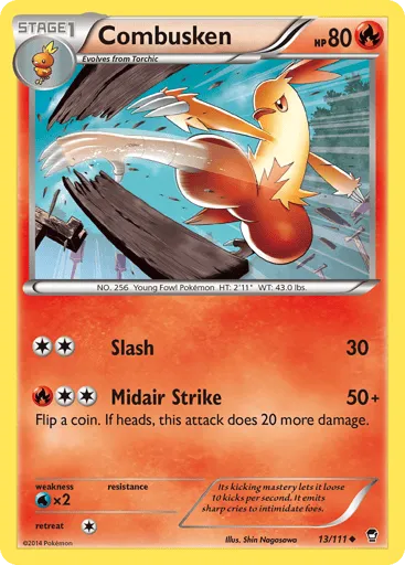Combusken 13/111 Furious Fists