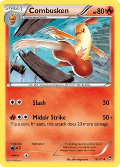 Combusken 13/111 Furious Fists