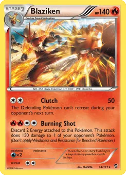 Blaziken 14/111 Furious Fists