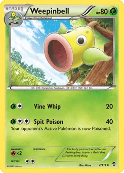 Weepinbell 2/111 Furious Fists