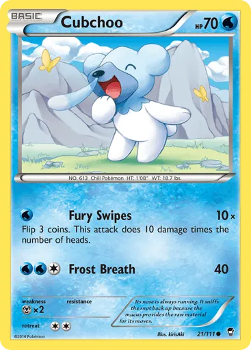 Cubchoo 21/111 Furious Fists