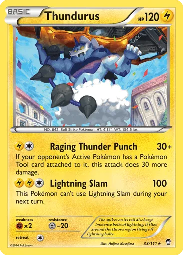 Thundurus 33/111 Furious Fists