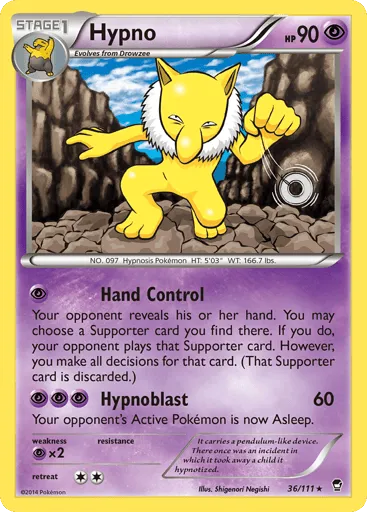 Hypno 36/111 Furious Fists