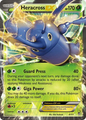 Heracross-EX 4/111 Furious Fists