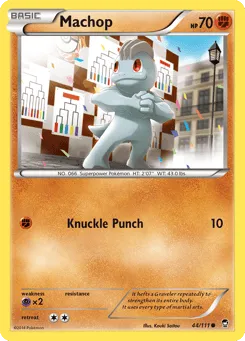 Machop 44/111 Furious Fists