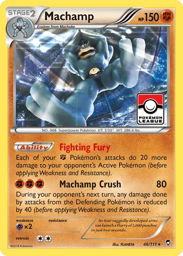 Machamp 46/111 Furious Fists