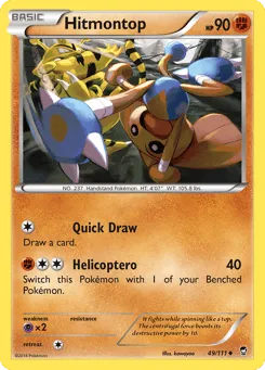 Hitmontop 49/111 Furious Fists