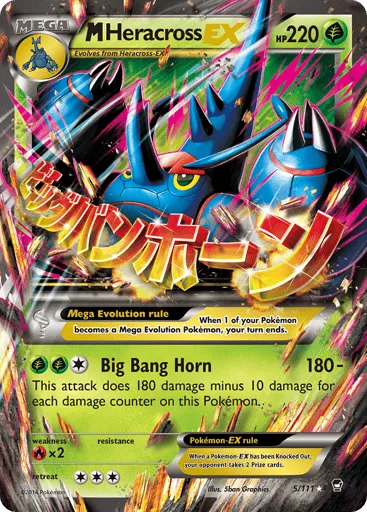 M Heracross-EX 5/111 Furious Fists
