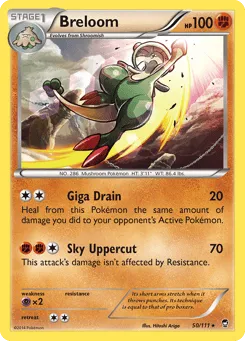 Breloom 50/111 Furious Fists