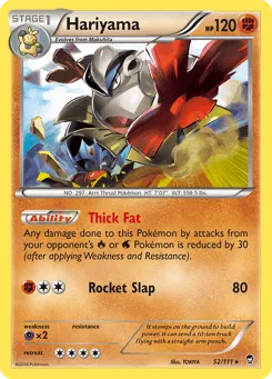 Hariyama 52/111 Furious Fists