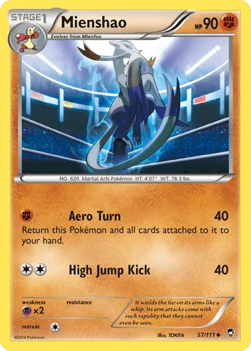 Mienshao 57/111 Furious Fists