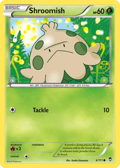 Shroomish 6/111 Furious Fists