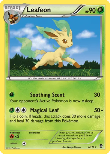 Leafeon 7/111 Furious Fists