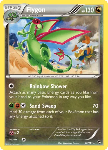 Flygon 76/111 Furious Fists
